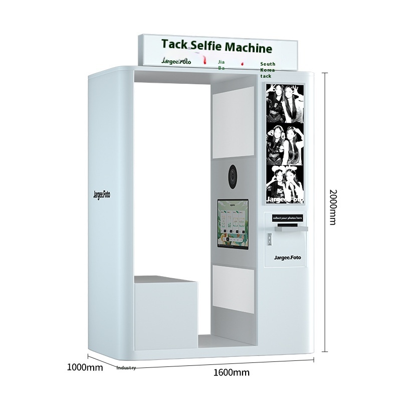 Photo Booth Machine - Nordischer Stil Tragbare All-in-One Fotobox-Maschine mit