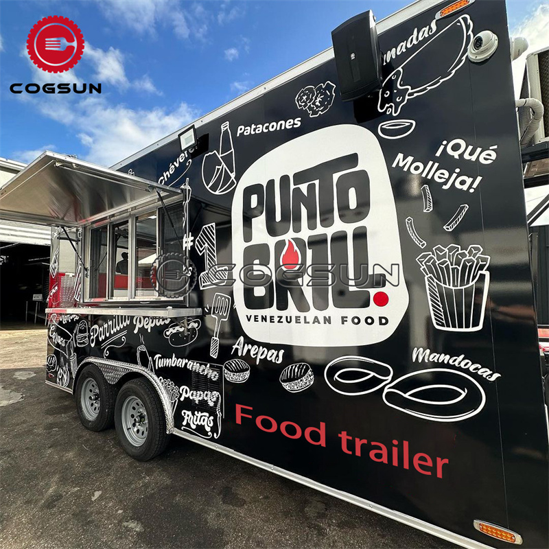 Hot Dog Vending Cart - COISUN Mobiler Outdoor-Imbisswagen für Hot Dogs,