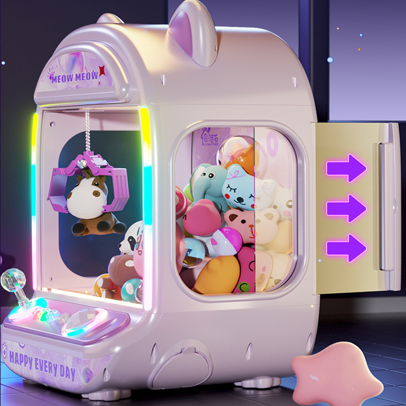 Coin Pusher Machine - DIY Lila Automatische Puppe Maschine Kinder