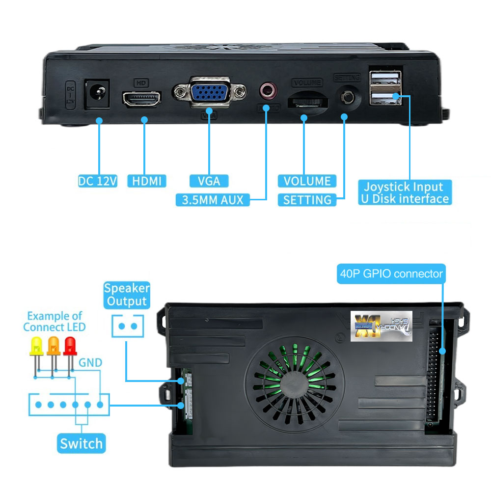 9800 in 1 Pandora Saga DX 2 pl – Arcade X Bewertung und Preis