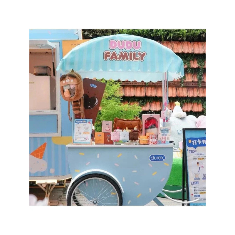 Maßgefertigter Mobiler Metall- – Hot Dog Vending Cart Bewertung und Preis
