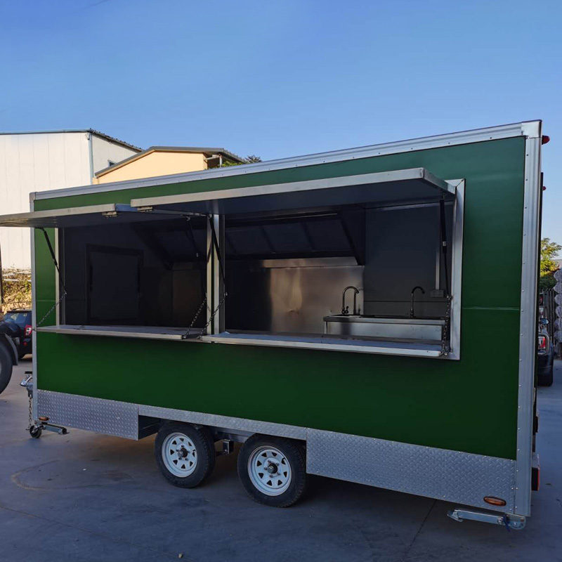 Mobiler Imbisswagen für Straße – Hot Dog Vending Cart Bewertung und Preis