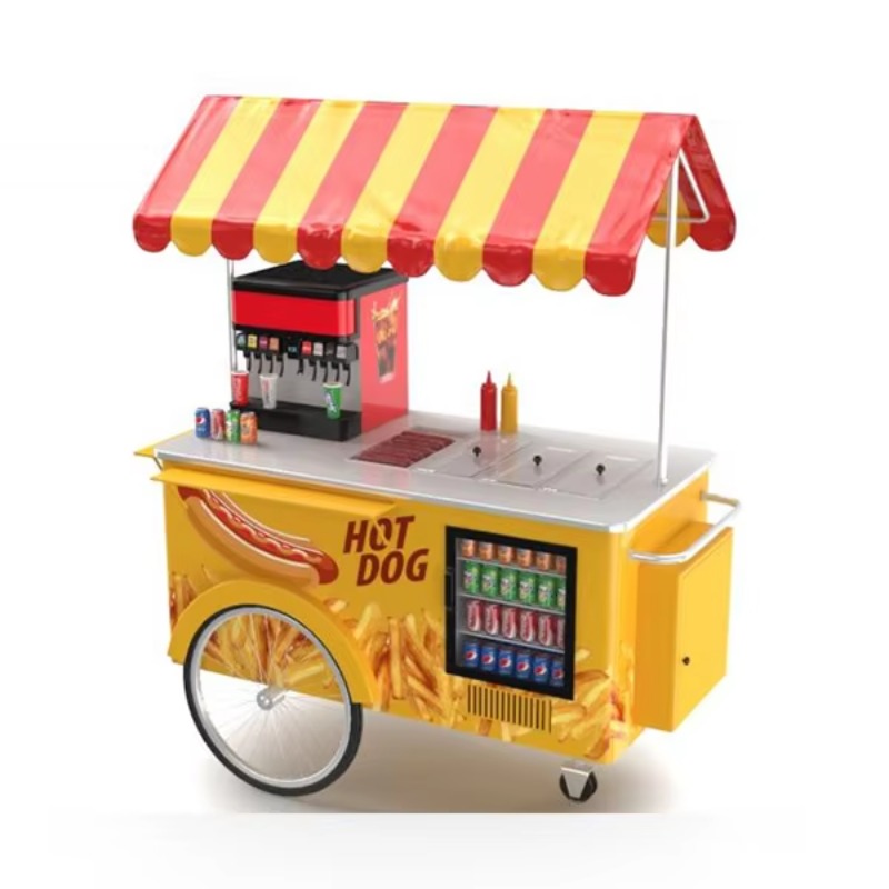 Heißer Verkauf kundenspezifisc – Hot Dog Vending Cart Bewertung und Preis